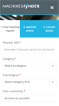 Mobile Screenshot of machinesfinder.com